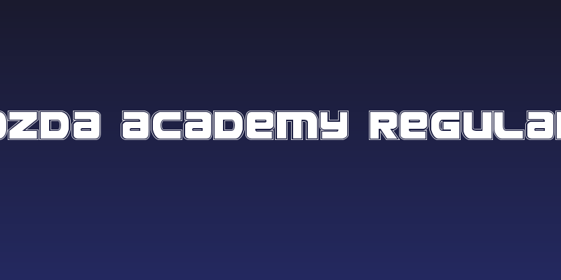 Ozda Academy Regular Social Header