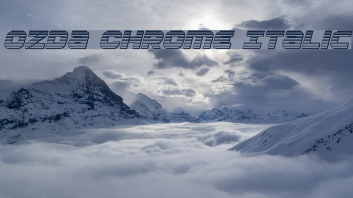Ozda Chrome Italic Example 3