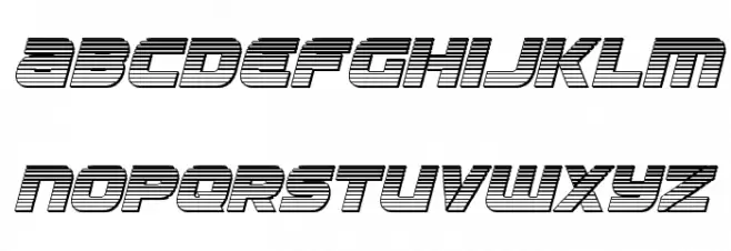 Ozda Chrome Italic Fuentes MINÚSCULAS