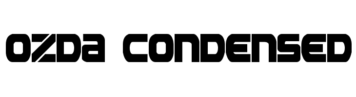Ozda Condensed  免费字体下载