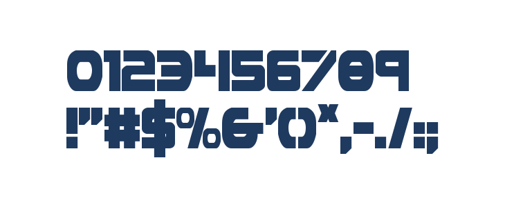 Ozda Condensed Other Characters