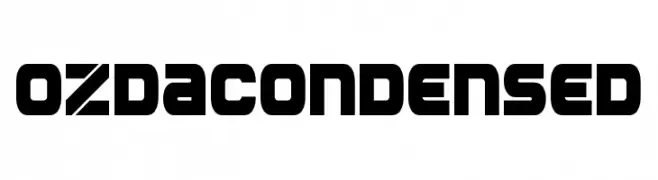 Ozda Condensed  免费字体下载
