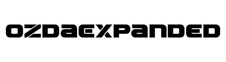 Ozda Expanded  免费字体下载