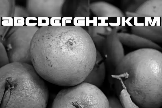 Ozda Expanded Font examples