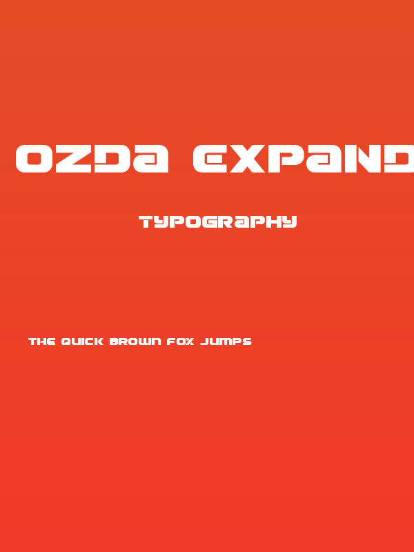 Ozda Expanded Poster