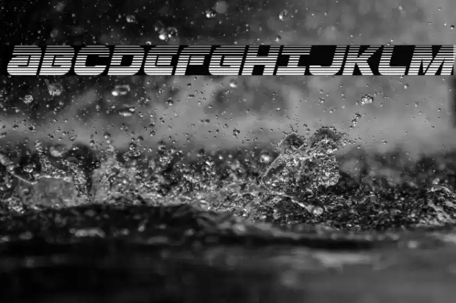 Ozda Gradient Italic Font examples