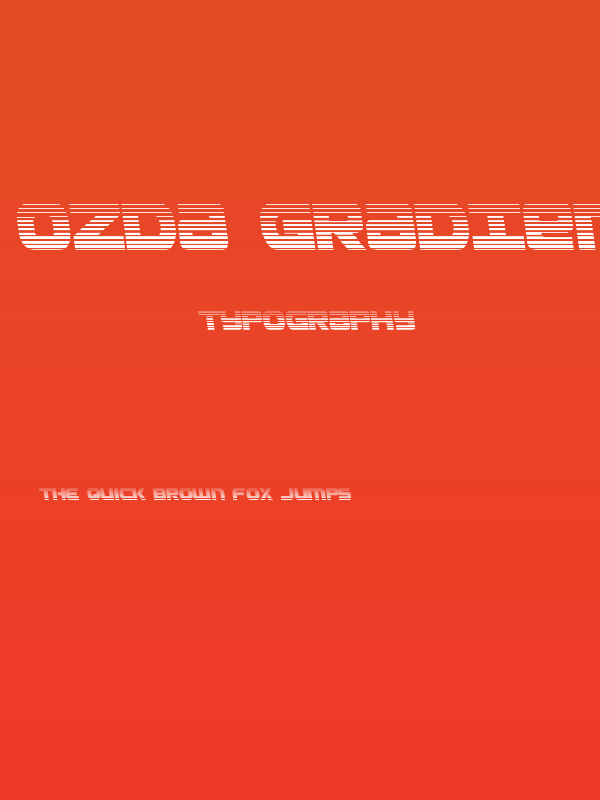 Ozda Gradient Leftalic Poster