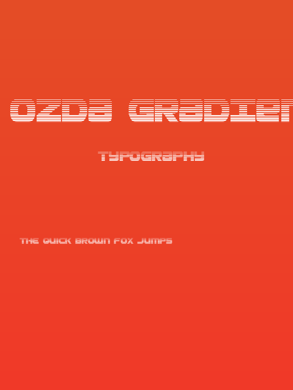 Ozda Gradient Regular Poster