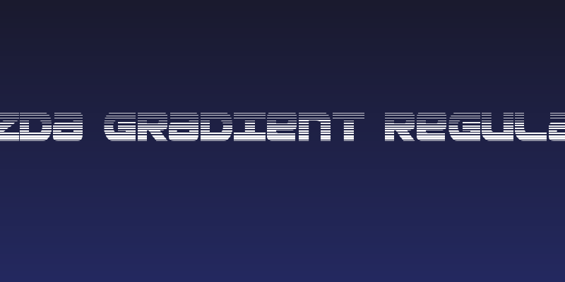 Ozda Gradient Regular Social Header