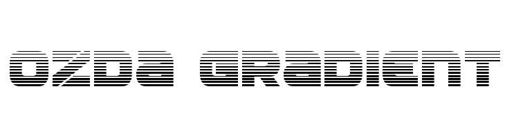 Ozda Gradient  baixar fontes gratis
