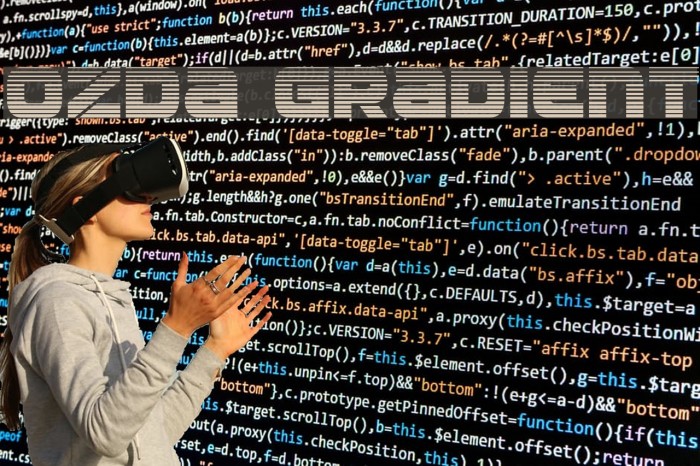 Ozda Gradient Font examples