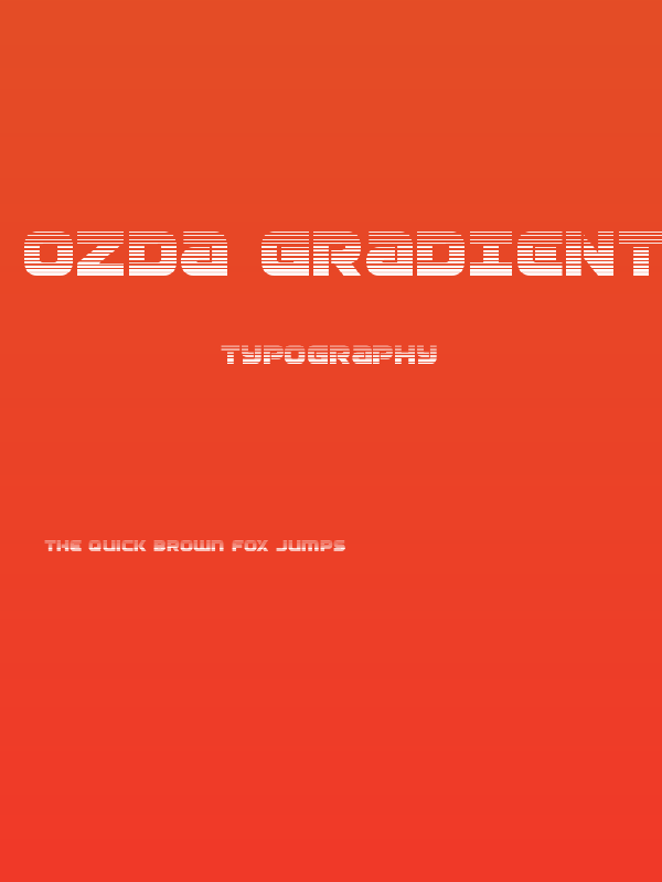 Ozda Gradient Poster