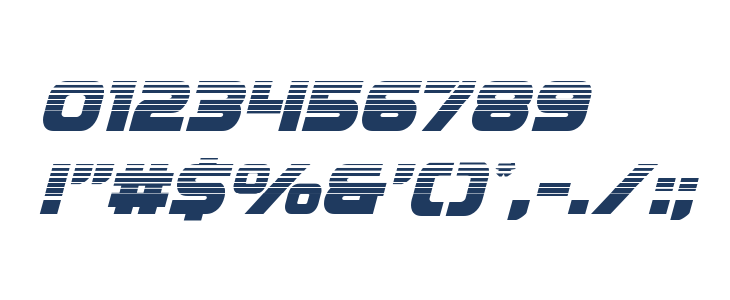 Ozda Halftone Italic Other Characters