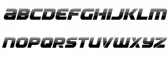 Ozda Halftone Italic Шрифта строчной