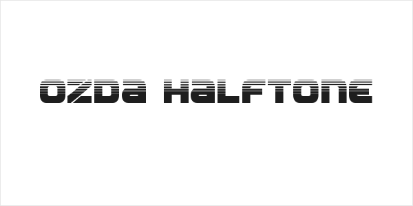 Ozda Halftone Logo