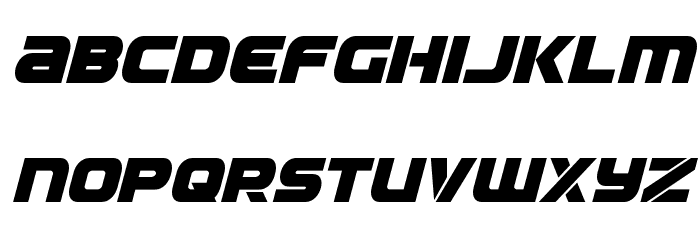 Ozda Italic Font LOWERCASE