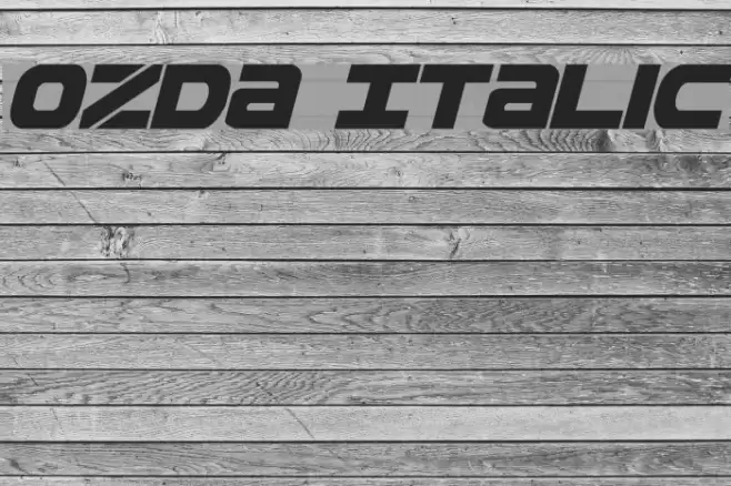 Ozda Italic examples