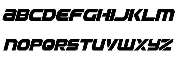 Ozda Italic Font LOWERCASE