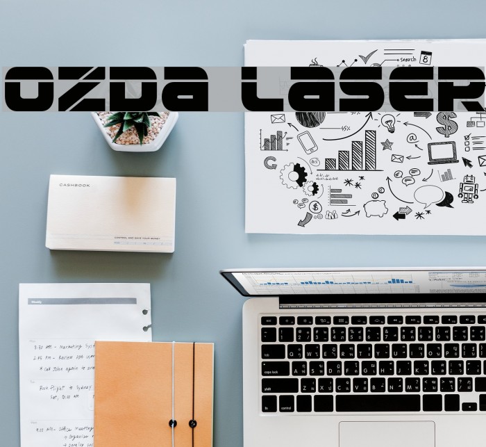 Ozda Laser Font examples