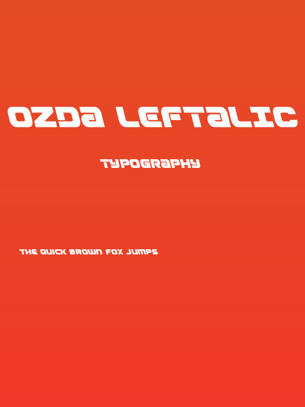 Ozda Leftalic Poster