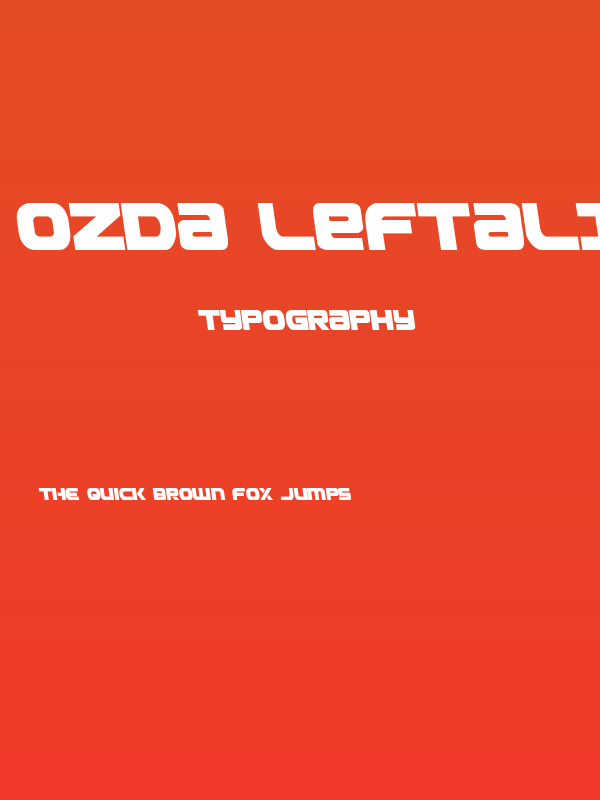 Ozda Leftalic Poster