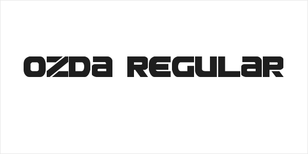 Ozda Regular Logo