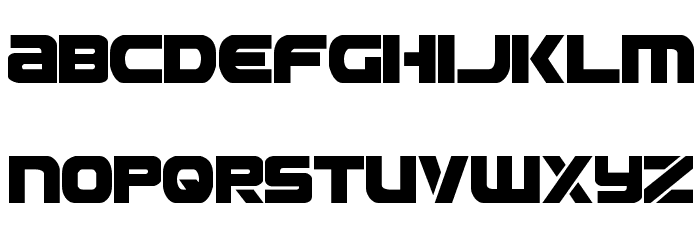Ozda Regular Font LOWERCASE