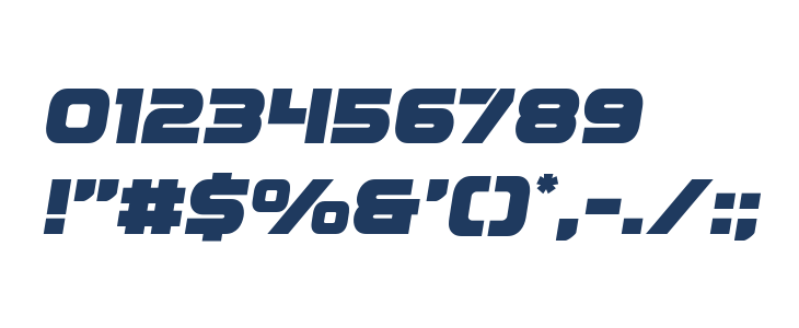 Ozda Semi-Italic Other Characters