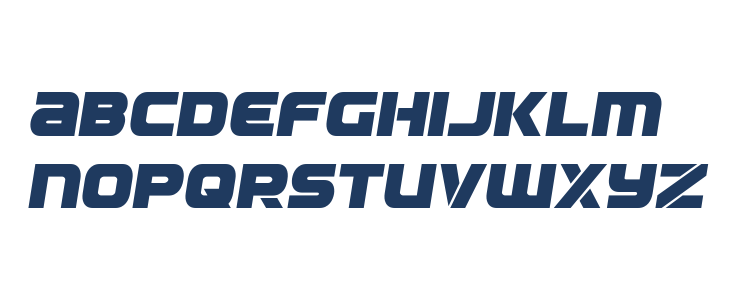 Ozda Semi-Italic Lowercase