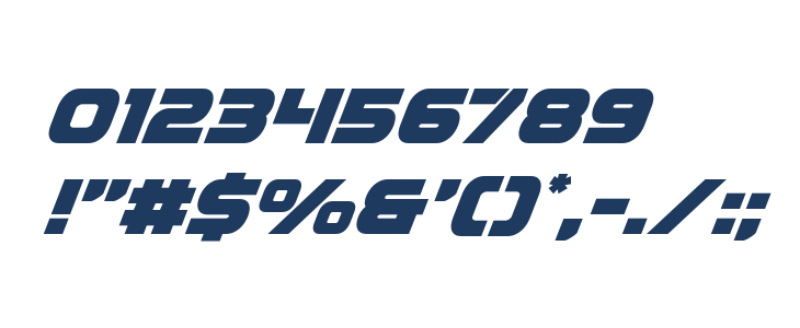 Ozda Super-Italic Other Characters