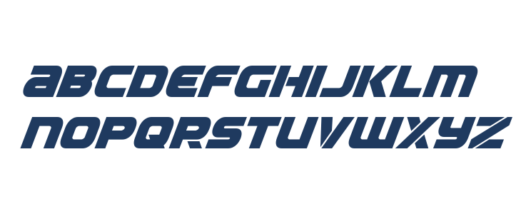 Ozda Super-Italic Lowercase