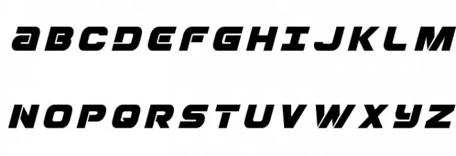 Ozda Title Italic 字体 大写