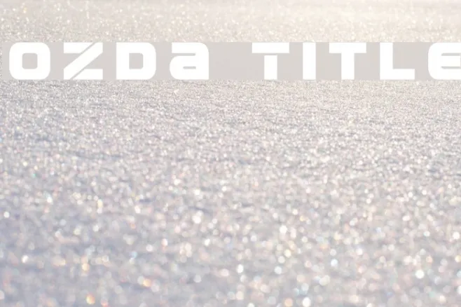 Ozda Title Example 1