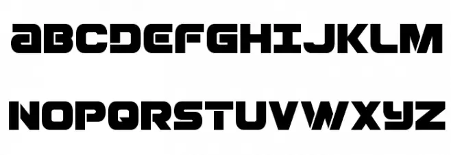 Ozda Schriftart Groß