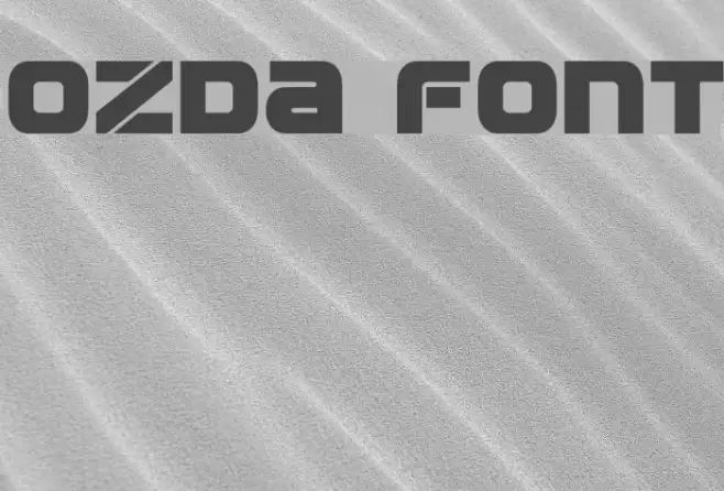 Ozda Font examples