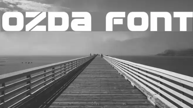 Ozda Font examples