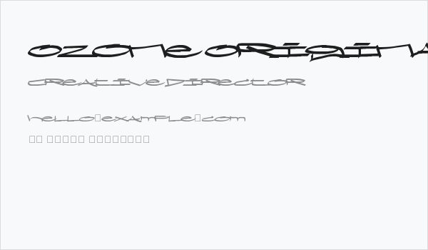 Ozone Original Business Card