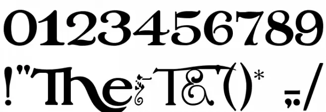 Oz's Wizard Cowardly Lion Font OTHER CHARS