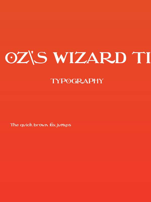 Oz's Wizard Tin Woodman Poster