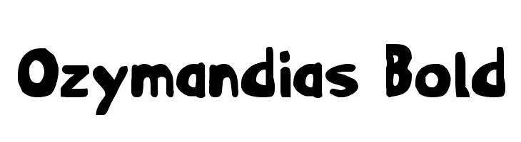 Ozymandias Bold  フリーフォントのダウンロード