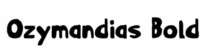 Ozymandias Bold  Frei Schriftart Herunterladen