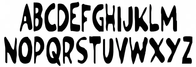 Ozymandias Condensed Schriftart Groß