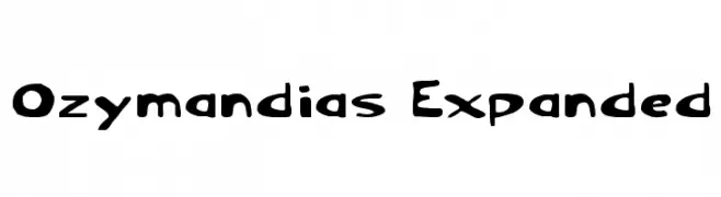 Ozymandias Expanded  Frei Schriftart Herunterladen