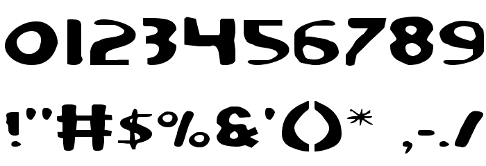 Ozymandias Expanded Font OTHER CHARS