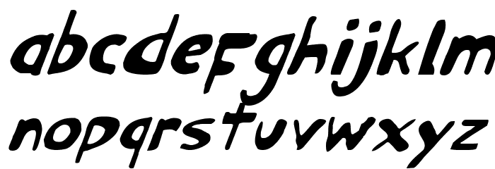 Ozymandias Italic Font LOWERCASE