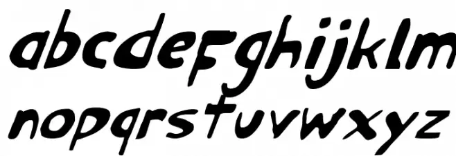 Ozymandias Italic Caratteri MINUSCOLO