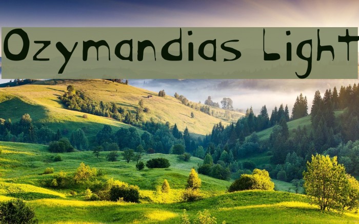 Ozymandias Light Example 3