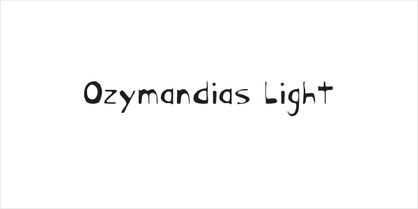 Ozymandias Light Logo