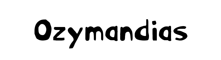 Ozymandias Шрифта