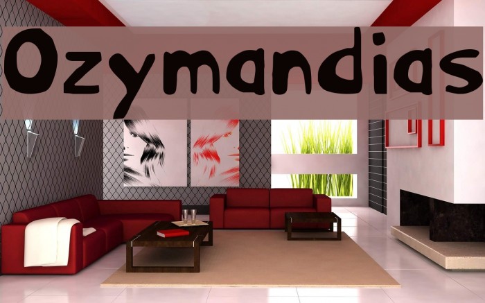 Ozymandias Font examples